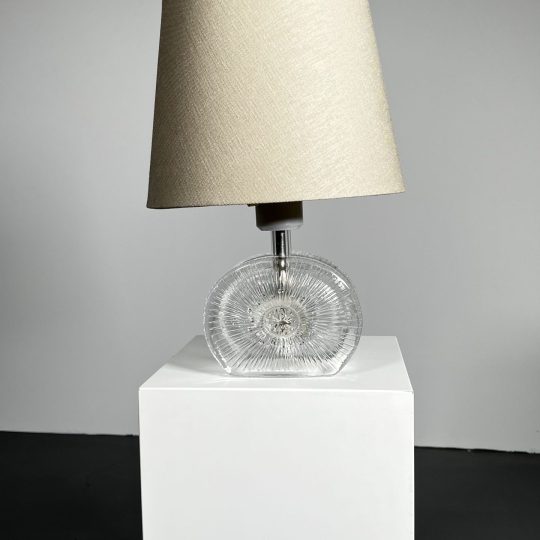 60-tals bordslampa i glas