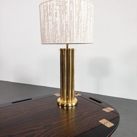 Bordslampa i mässing – Trio Leuchten, Tyskland, 1970-tal