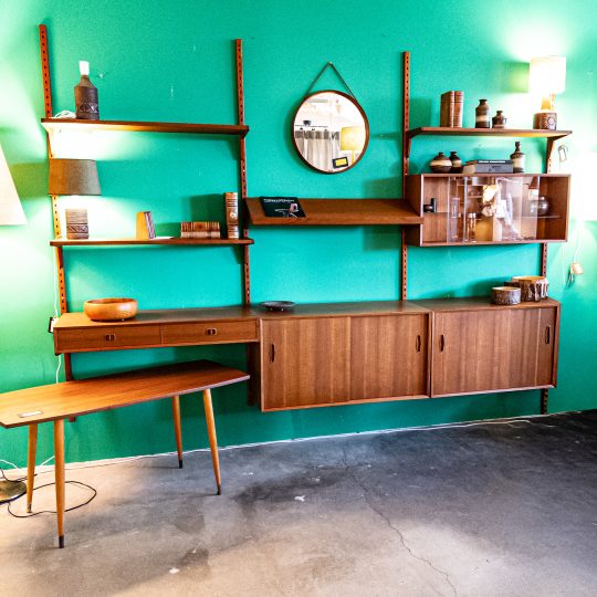 Hyllsystem i teak – 1960-tal