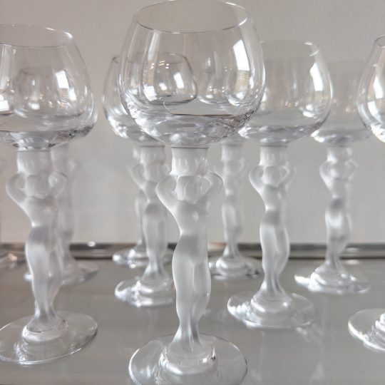 Franska mindre glas från Bayel Cristallerie