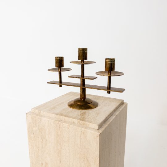 Dansk ljusstake i mässing