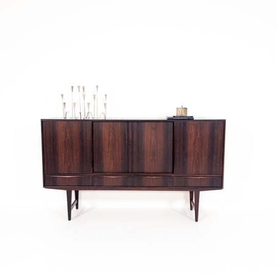 Sideboard / Highboard i jakaranda – EW Bach, Danmark 1960-tal