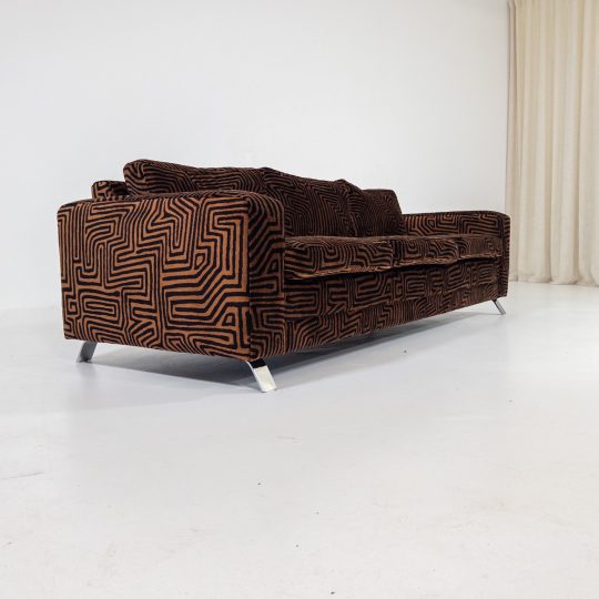 Soffa – Miljögården, omklädd i Lauritzon-tyg