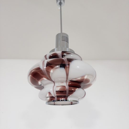 Taklampa i Muranoglas – Italien 1960-tal